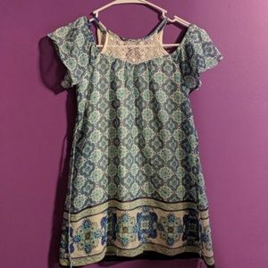 Girls Cold Shoulder Dress